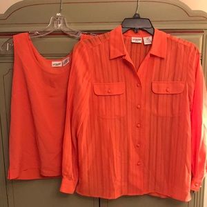 Liz baker shirt set